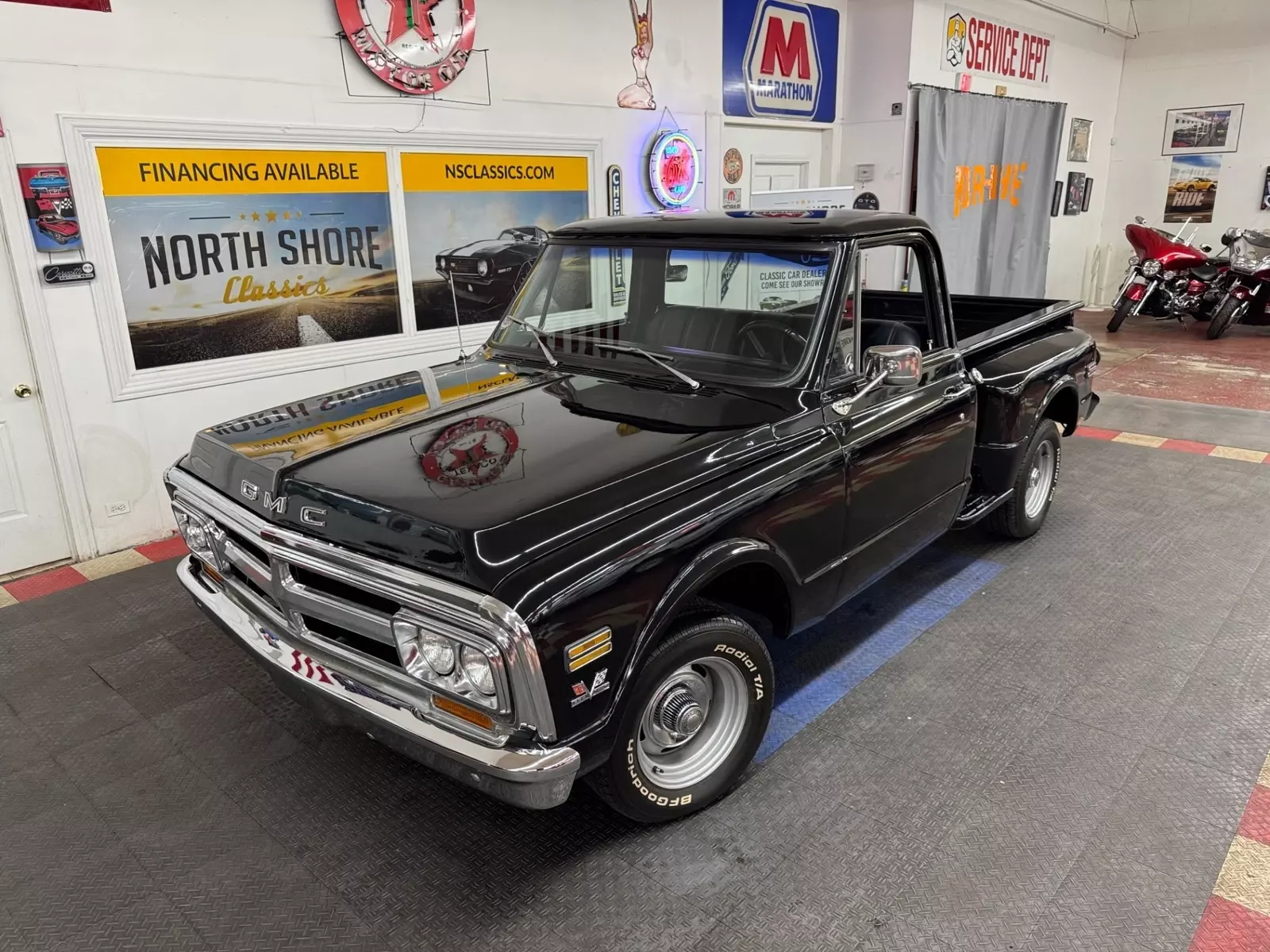 GMC C 15 Black with 54,515 Miles, for sale! 1969 GMC C 15 - 396 C.I. ENGINE - STEPSIDE - SEE VIDEO