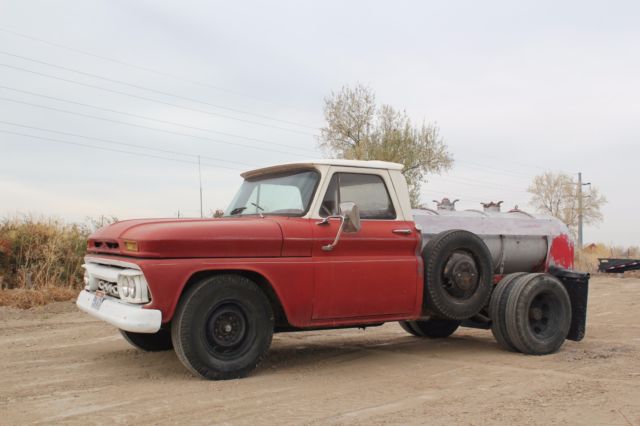 GMC C15 C10 Dually Big Block 396 Rat Rod Shop Fuel Truck Make a BBQ Smoker Chevy 1965 GMC C15 Dually Shop Truck