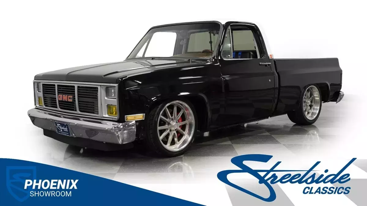 GMC C1500 Supercharged LS Restomod with a 4L80E automatic transmission and a Cur 1984 GMC C1500 Supercharged LS Restomod