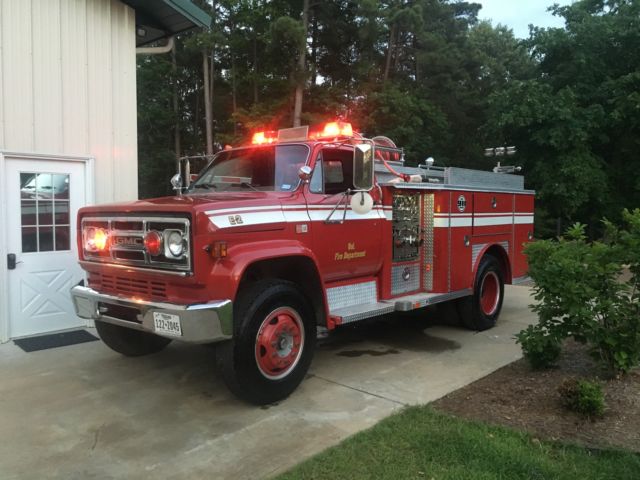 GMC Fire Truck C70 Service Truck, Dump Truck, Movie Prop, Advertising Tool 1980 GMC C70 Fire Truck C70