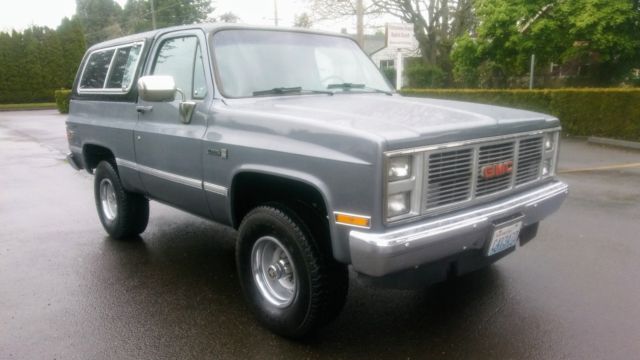 GMC JIMMY SILVERADO K/5 BLAZER FULL SIZE 4X4 HARDTOP LOW MILES K10 K20 K30 C10 1986 Chevrolet Blazer Silverado