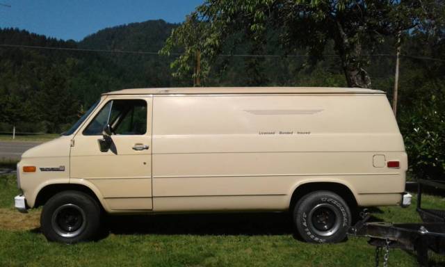 GMC Shorty Panel Cargo Van Ready for your custom idea, restoration, or whatever! 1990 GMC Vandura Panel