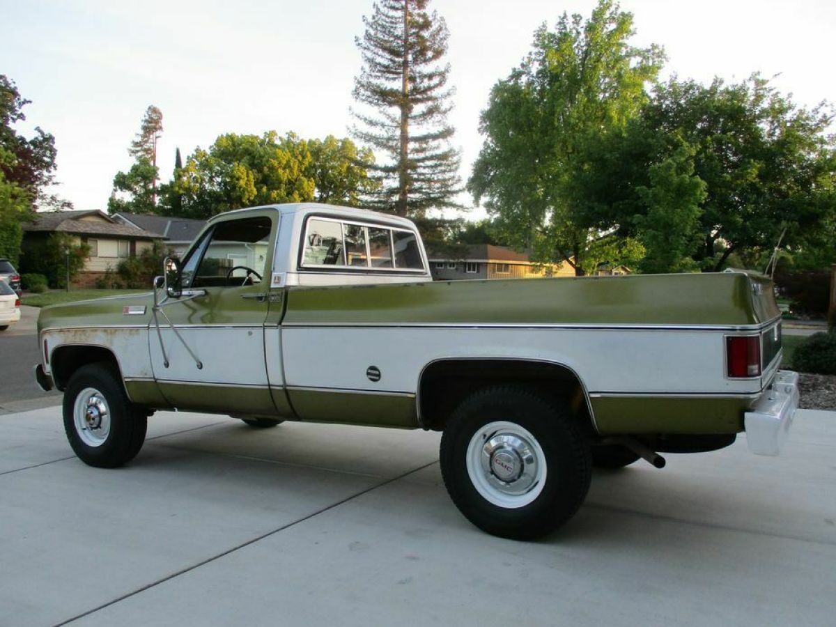 1973 Chevrolet C/K Pickup 2500 3/4 Ton 4WD RARE CA Survivor AC AT PS PB 350 V8 - photo 2
