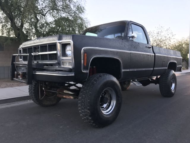 GMC TRUCK 4X4 LIFTED 454 V8 OVER 25+ PHOTOS UPLOADED 5-DAY AUCTION AT NO RESERVE 1979 GMC Sierra 2500 Pickup Truck 4X4 V8
