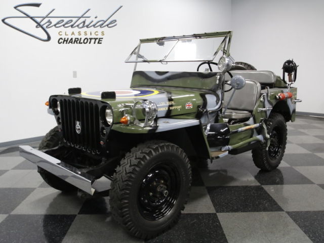 GO DEVIL INLINE-4, 3SPD, 4X4, RUNS AND DRIVES WELL,SOLID BODY, TONS OF ACC.!! 1945 Willys MB Military Jeep