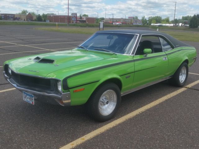 Go Pack; Big Bad Green; 401-V8 727-Auto; 3.91 Posi; Hi-Perf 1970 AMC Javelin SST