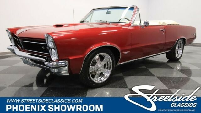 Goat Original V8 Manual Classic Vintage Collector Red White Black Rare Droptop L 1965 Pontiac GTO Convertible