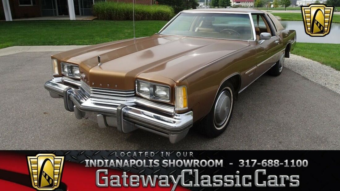 Gold 1976 Oldsmobile Toronado Coupe 455 CID V8 3 Speed Automatic Available Now! 1976 Oldsmobile Toronado