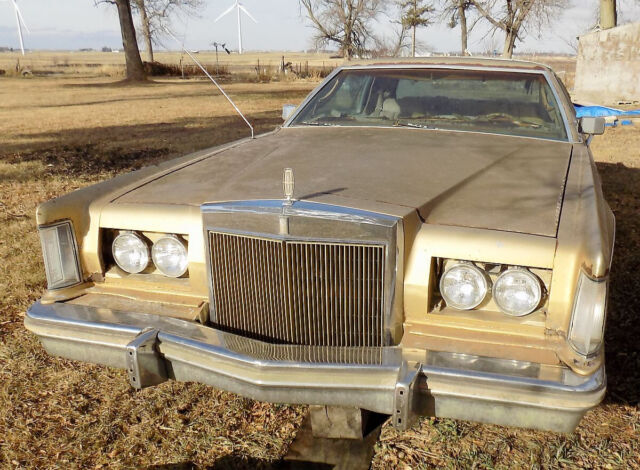 Gold 1978 Lincoln Continental Mark V Diamond 460ci V8 ALL Original 4 restoration 1978 Lincoln Continental Diamond Jubilee Edition