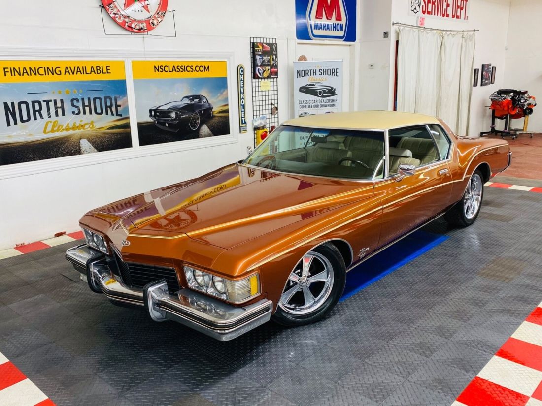 Gold Buick Riviera with 55,020 Miles available now! 1973 Buick Riviera - BOAT TAIL RESTO MOD - 455 ENGINE - SEE VIDEO -