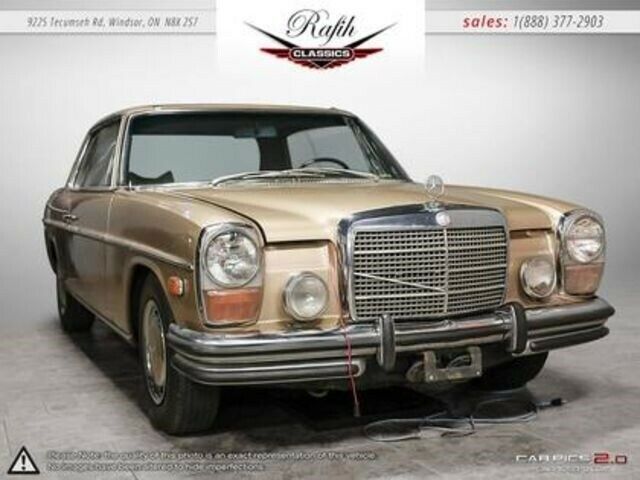 Gold Mercedes-Benz 280E with 83,198 Miles available now! 1973 Mercedes-Benz 280E