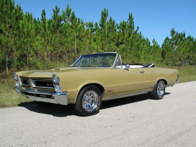 Gold Pontiac Lemans GTO Tribute with 33,785 Miles available now! 1965 Pontiac Le Mans --