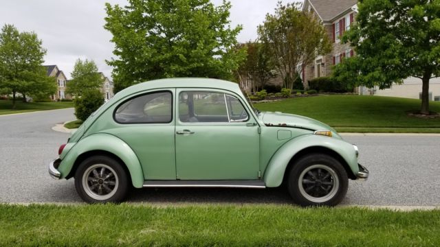 Good Condition 1970 original 2 door VW teal beetle w/ clean title & runs great! 1970 Volkswagen Beetle - Classic Coupe 2-Door