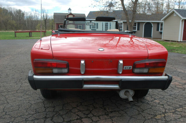 1980 Fiat 2000 Spyder - photo 8