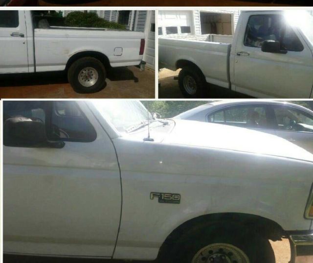 Good Work Truck. White 1994- F-150 Ford Pick up in Very Good Condition 1994 Ford F-150