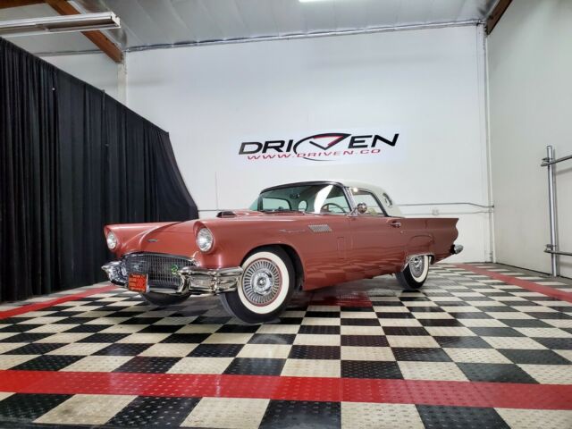 Gorgeous 1957 showpiece in Thunderbird Bronze. PW, AC, T&C Tunes, Martini Ringer 1957 Ford Thunderbird Sport Coupe