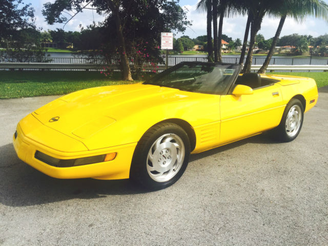 GORGEOUS 1993 CHEVROLET CORVETTE CONVERTIBLE, 40TH ANNIVERSARY, 67K MILES, ORIG 1993 Chevrolet Corvette 40th Anniversary