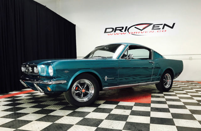 Gorgeous & priced to sell 1965 Fastback V8 stick in OEM Twilight Turquoise VIDEO 1965 Ford Mustang 2+2