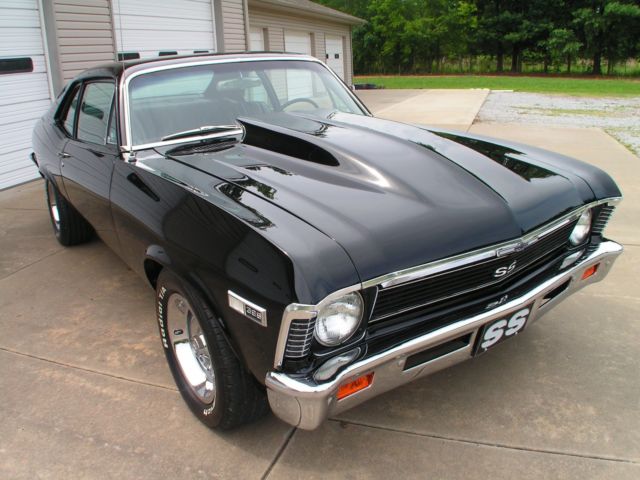 Gorgeous Black 1968 CHEVY NOVA 496 5-speed 1968 Chevrolet Nova