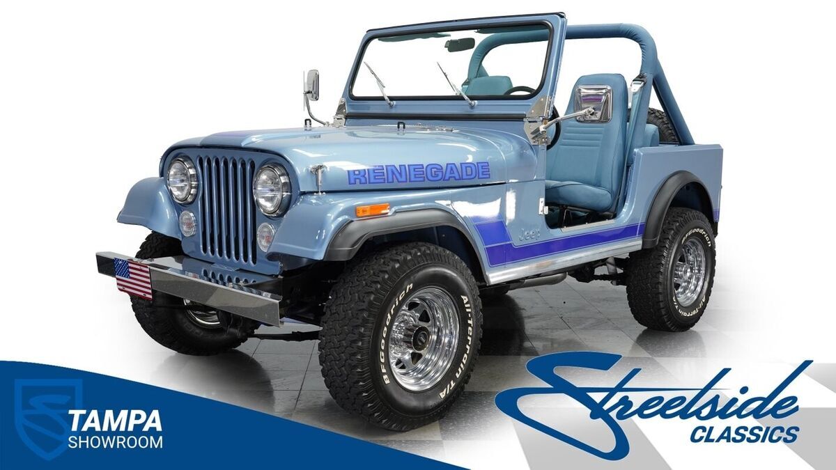 GORGEOUS FRAME OFF RESTORATION FRONT DISC POWER STEERING ONE OF THE CLEANEST CJ7 1982 Jeep CJ Renegade