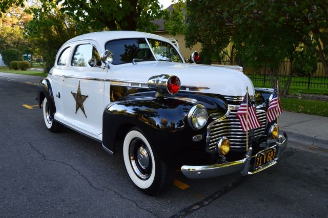 GORGEOUS FRAME OFF RESTORED 1941 CHEVROLET MASTER DELUXE CPE MAYBERRY POLICE CAR 1941 Chevrolet Other MASTER DELUX