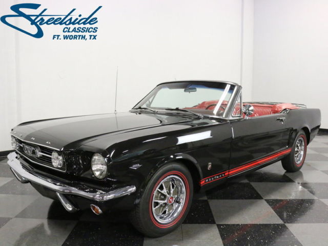 GORGEOUS REAL-DEAL GT CONVERTIBLE! "A" CODE 289 V8, 4 SPD, CORRECT COLORS, WOW! 1966 Ford Mustang GT Convertible