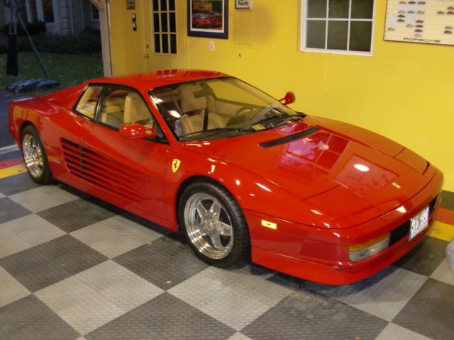 Gorgeous Red/Tan 1987 Ferrari Testarossa -- Same Owner 16+ Years! 1987 Ferrari Testarossa
