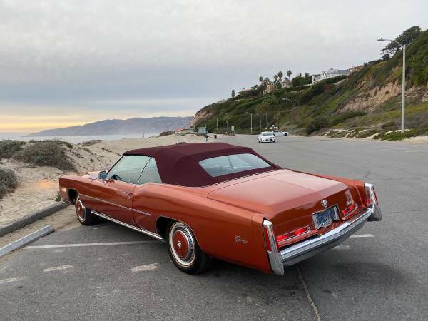 Gorgeous Sunburst Orange 1976 Cadillac Eldorado Convertible - $17500 1976 Cadillac Eldorado