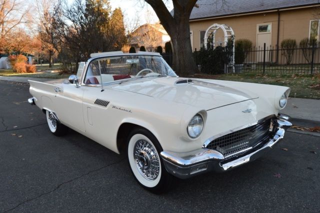 GORGEOUS VERY RARE PAMPERED SURVIVOR POWER STEERING POWER BRAKES 1957 Ford Thunderbird Roadster