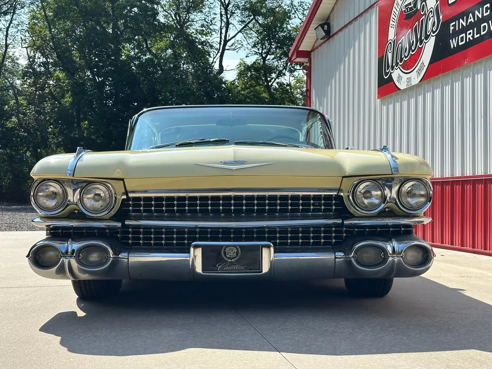 1959 Cadillac Coupe DeVille Deluxe, Gotham Gold, Air Ride 390 V8 A/C Stunner! - photo 8