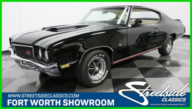GRAN SPORT BIG BLOCK BLACK 455 AUTO CLASSIC VINTAGE MUSCLE 1972 Clone Used 1972 Buick GS Clone