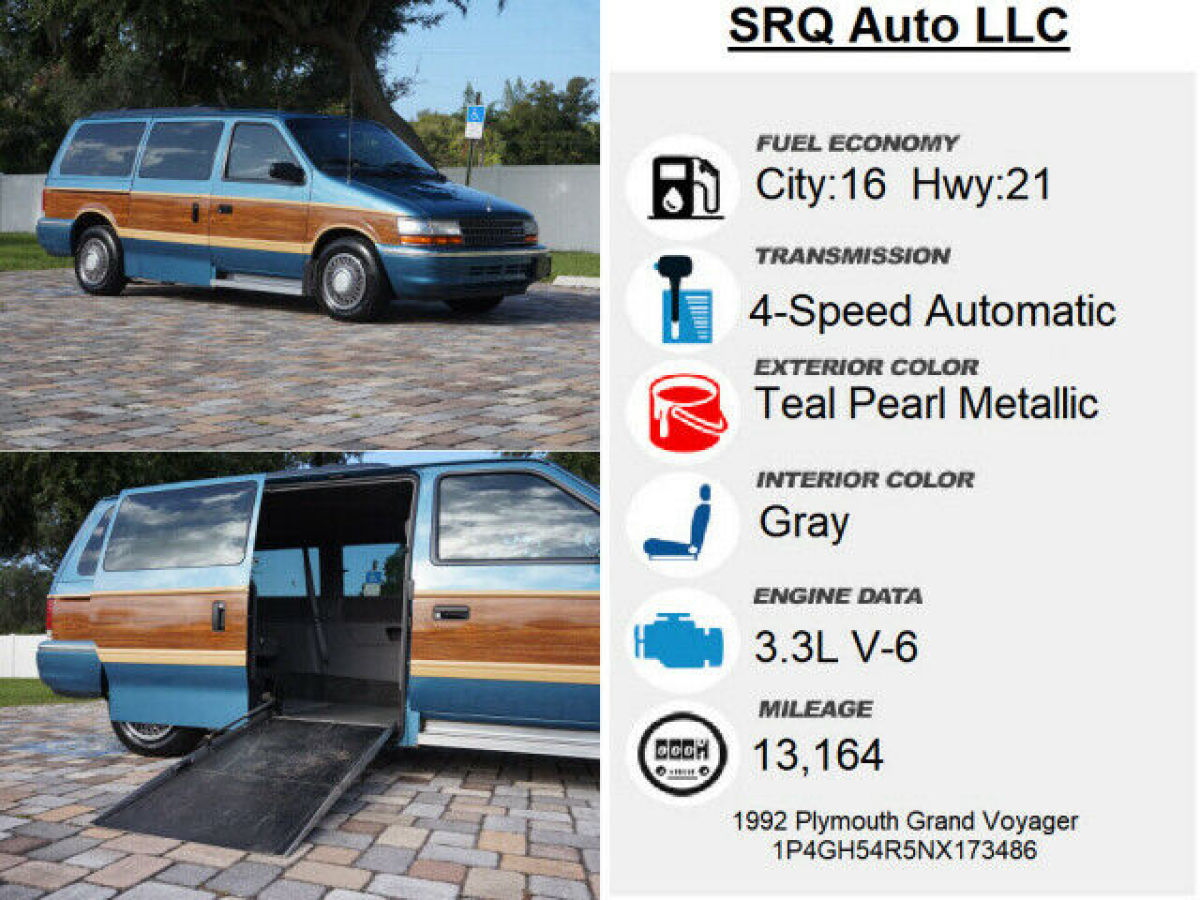 1992 Plymouth Grand Voyager LE Wheelchair Conversion - photo 11