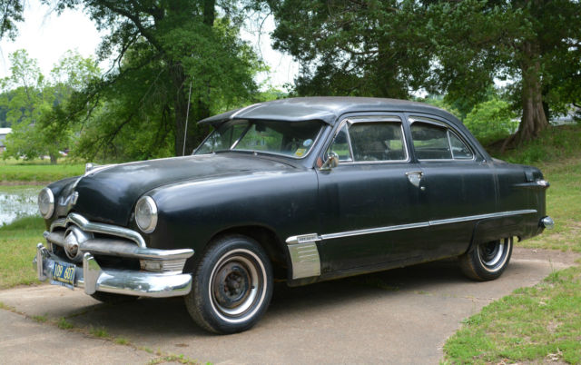 GRANDPAWS 1950 FORD 2 DOOR SEDAN PROJECT-LED SLED RATROD FLATHEAD SKIRTS VISOR 1950 Ford Other