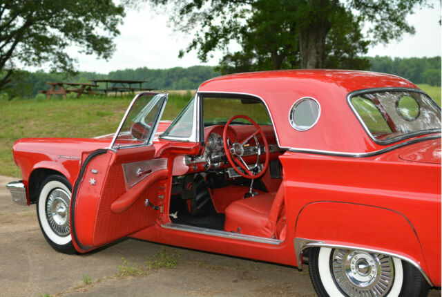 1957 Ford Thunderbird LIPSTICK RED E-BIRD CONVERTIBLE W/COLD AIR - photo 11