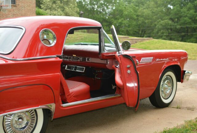 1957 Ford Thunderbird LIPSTICK RED E-BIRD CONVERTIBLE W/COLD AIR - photo 12