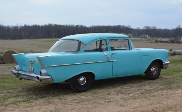 1957 Chevrolet Bel Air/150/210 BARNFOUND 150 2 DOOR SEDAN - photo 11