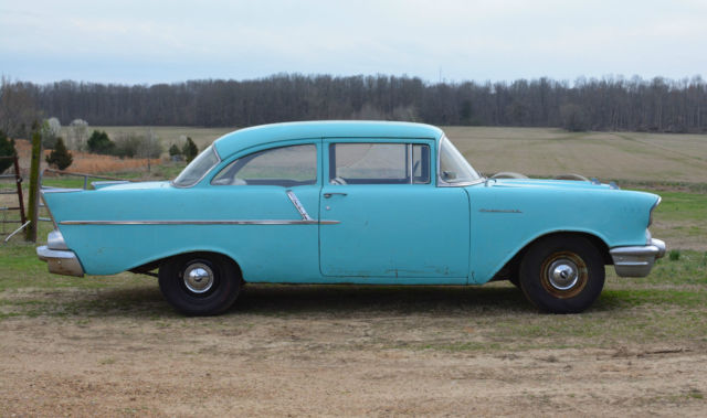 1957 Chevrolet Bel Air/150/210 BARNFOUND 150 2 DOOR SEDAN - photo 12