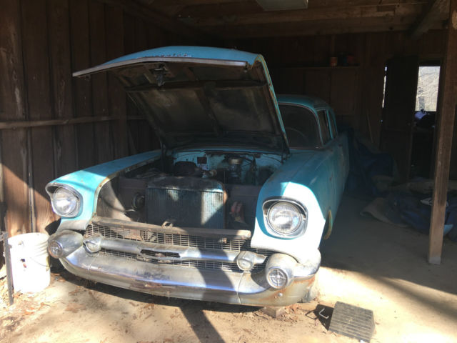 1957 Chevrolet Bel Air/150/210 BARNFOUND 150 2 DOOR SEDAN - photo 3