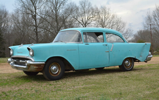 1957 Chevrolet Bel Air/150/210 BARNFOUND 150 2 DOOR SEDAN - photo 8