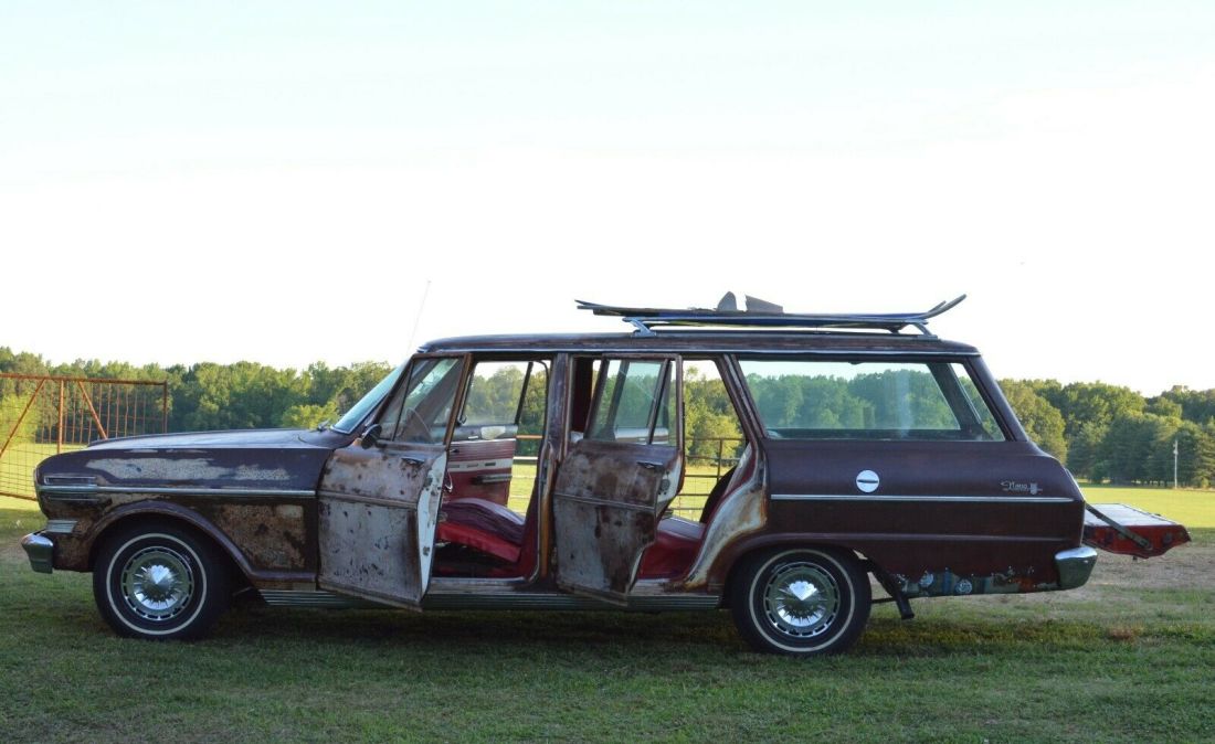 GRANDPAWS BARNFOUND 1962 CHEVY II NOVA 400 STATION WAGON 1962 Chevrolet Nova CHEVY II NOVA 400 STATION WAGON