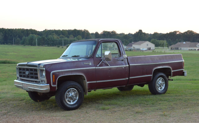 GRANDPAWS BARNFOUND 1979 CHEVROLET SILVERADO K10 4X4 PICKUP TRUCK FIXER UPPER 1979 Chevrolet C-10 SILVERADO K10 4X4