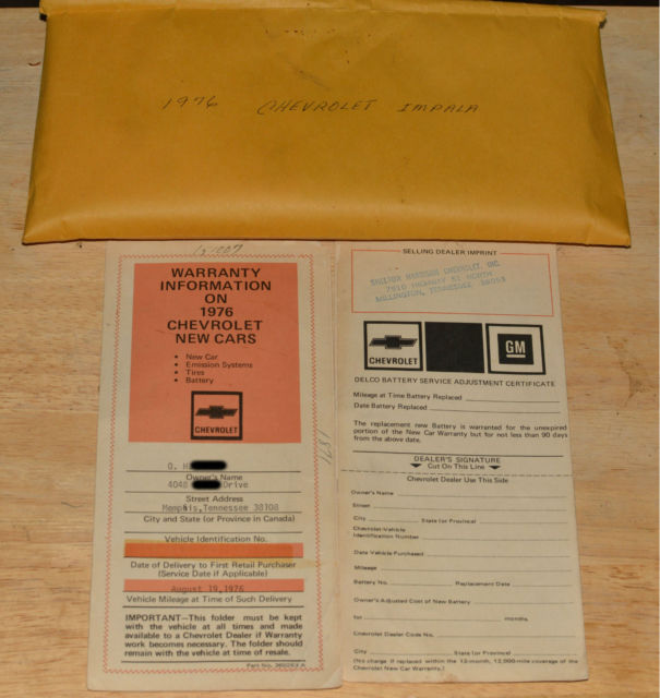 1976 Chevrolet Impala GrandPaw/One elderly owner since new - photo 9