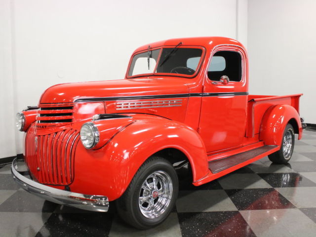 GREAT 40'S PICKUP MADE INTO FRIENDLY CRUISER W/ 283 V8, TH400 AUTO & FRT DISCS! 1946 Chevrolet Other Pickups