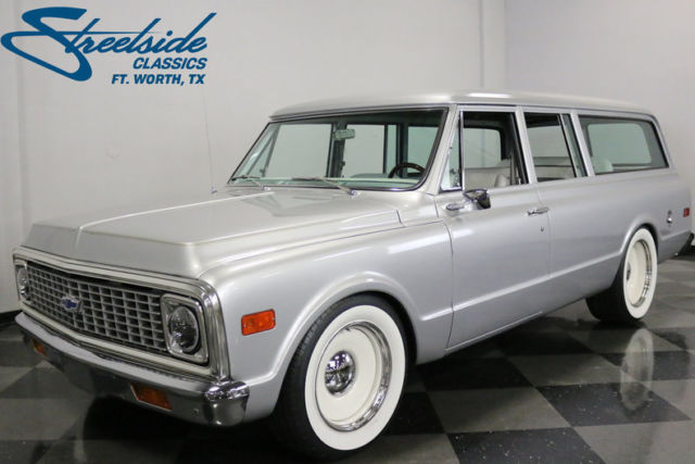GREAT BUILD! STRONG 406 V8 W/ FUEL INJECTION, 700R4 AUTO, COLD A/C! SHARP PAINT! 1971 GMC Suburban