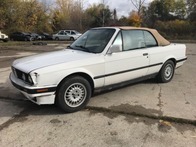 Great Buy, solid body - winter project 1991 BMW 318 Convertible 5 speed 1991 BMW 3-Series Convertible