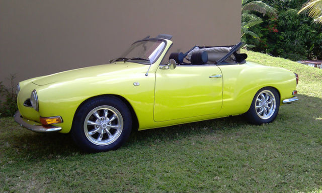 Great condition, Yellow, convertible, standard 1970 Volkswagen Karmann Ghia