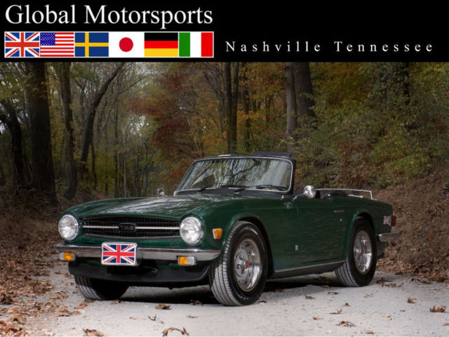 1975 Triumph TR-6 Great driver! NO RUST! Previously owned by an airc