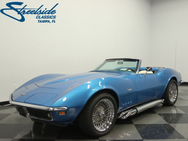 GREAT DRIVING C3, 77K ACT MILES, CRATE 350 V8, 4 SP MAN, COLD AC, PS, PB W/DISCS 1969 Chevrolet Corvette Convertible