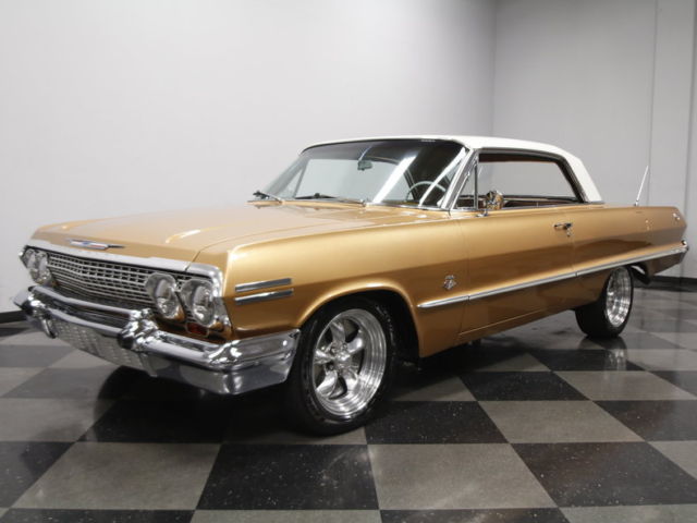 GREAT EYES, 348 V8, AUTO, TORQ THRUSTS, DRILLED/SLOTTED FRONT DISCS, FUN DRIVER! 1963 Chevrolet Impala
