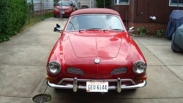 1971 Volkswagen Karmann Ghia Original chrome bumpers - photo 2